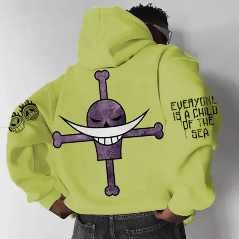Men's 3D Anime Hoodie | Y2K Retro Streetwear Pullover