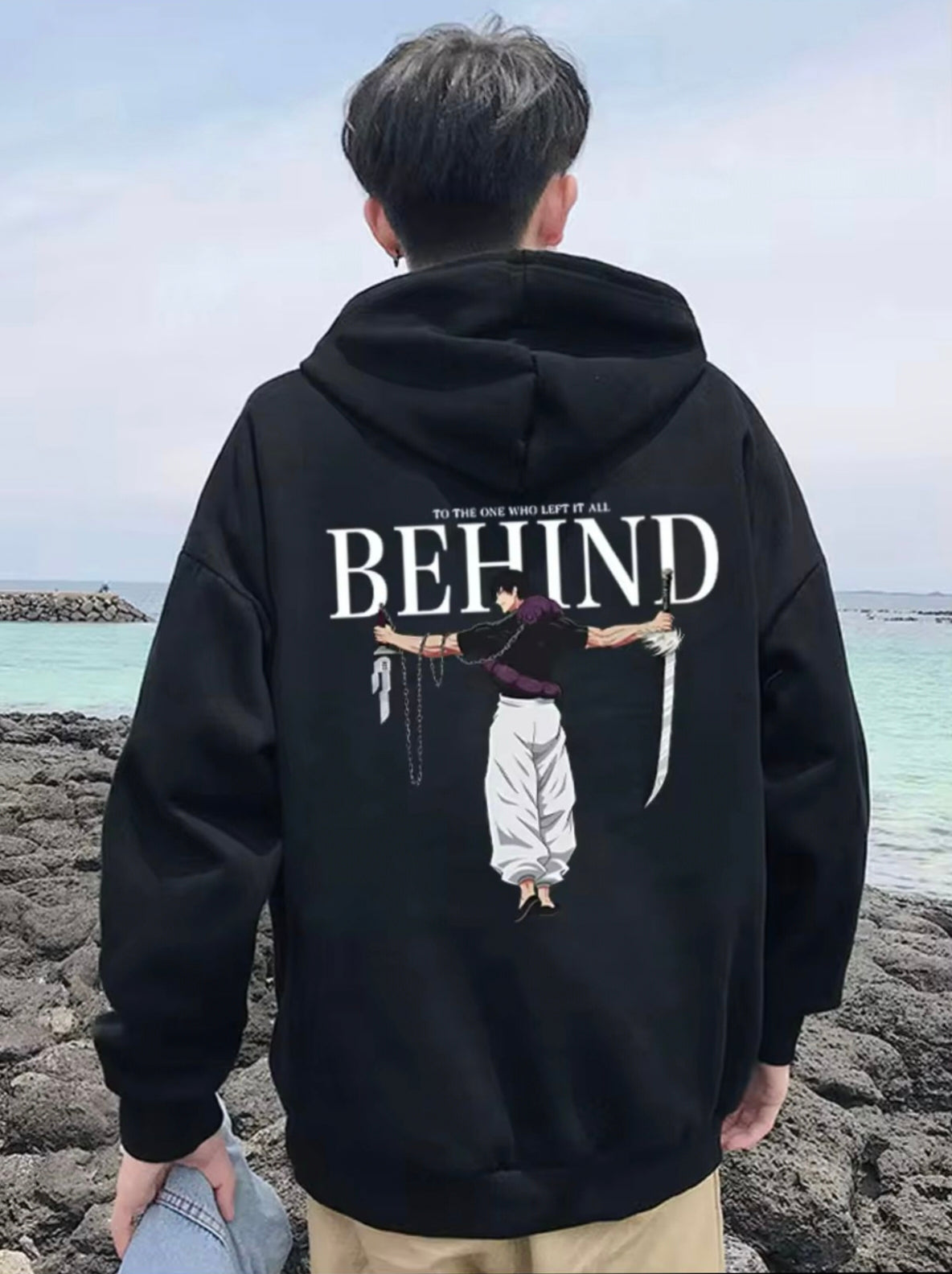 Jujutsu Kaisen Toji Hoodie | Gothic Anime Hip-Hop Sweatshirt