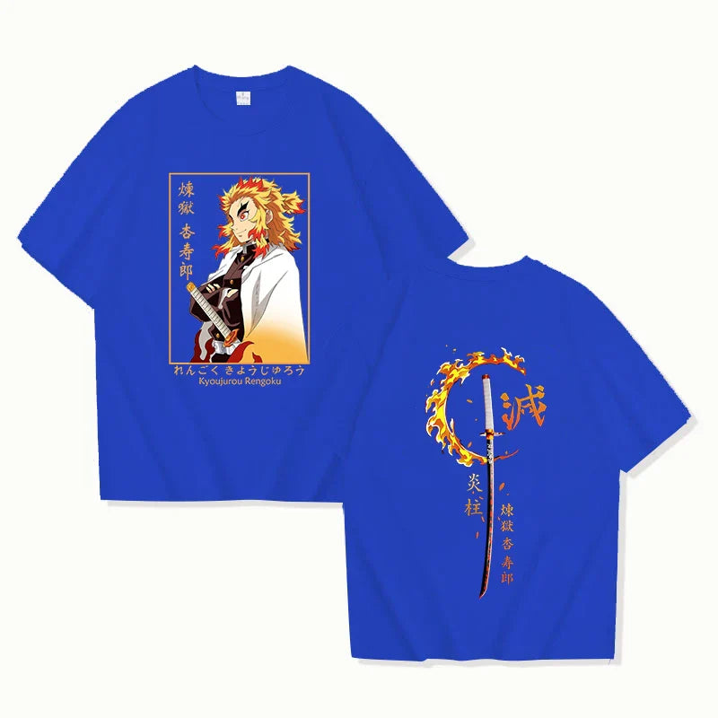 Demon Slayer Rengoku Kyoujurou T-Shirt | Unisex Summer Tee