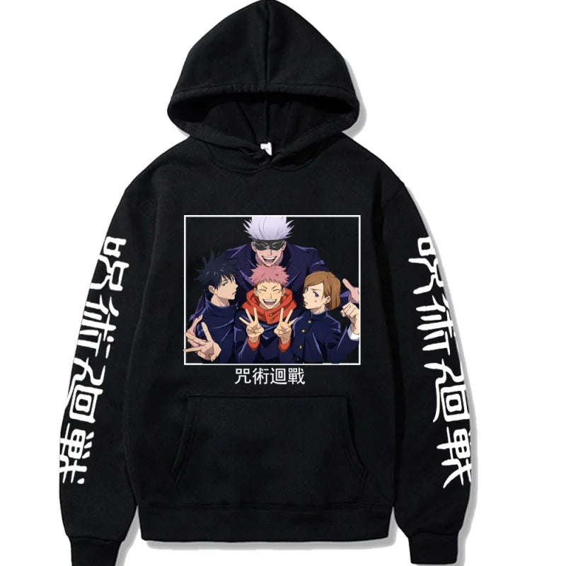 Jujutsu Kaisen Gojo Hoodie | Harajuku Anime Streetwear