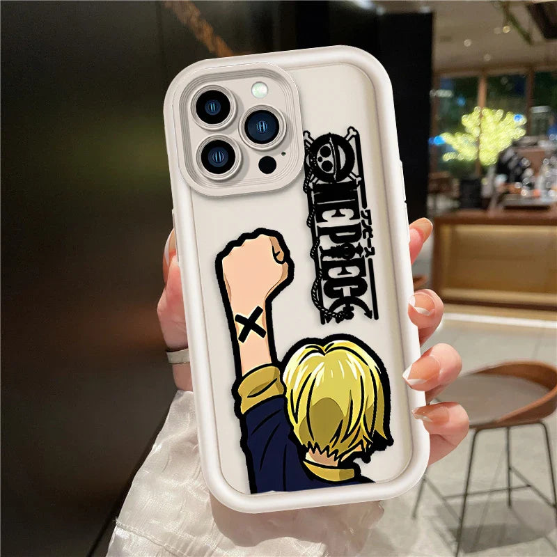 One Piece Art Soft Eye Ladder iPhone Case | Anime Cover