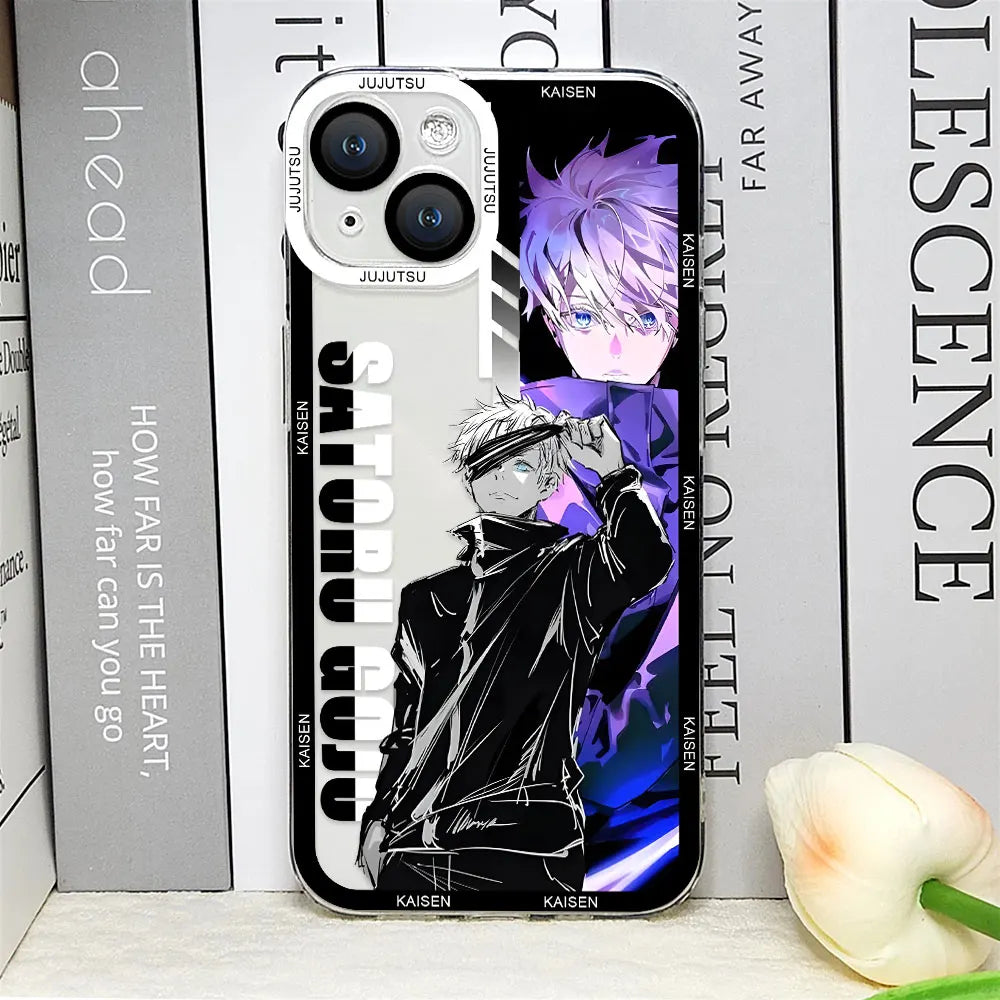 Jujutsu Kaisen Gojo Comics iPhone Case | Clear Bumper Cover