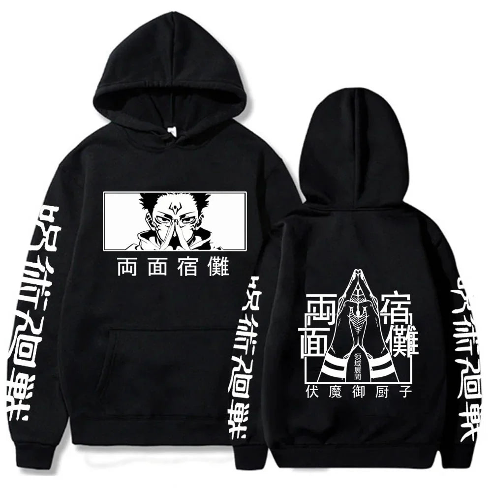 Jujutsu Kaisen Gojo Hoodie | Harajuku Anime Streetwear