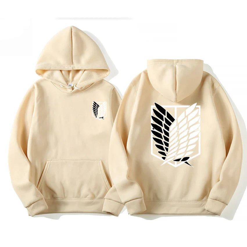 Attack on Titan Hoodie | Unisex Harajuku Anime Pullover