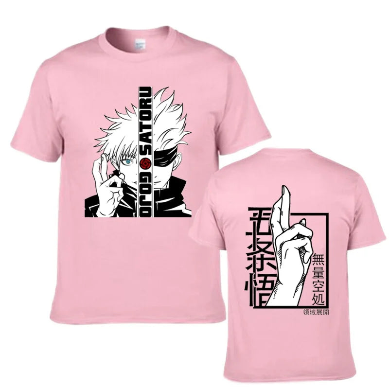 Jujutsu Kaisen Gojo Satoru Graphic T-Shirt | Casual Anime Tee
