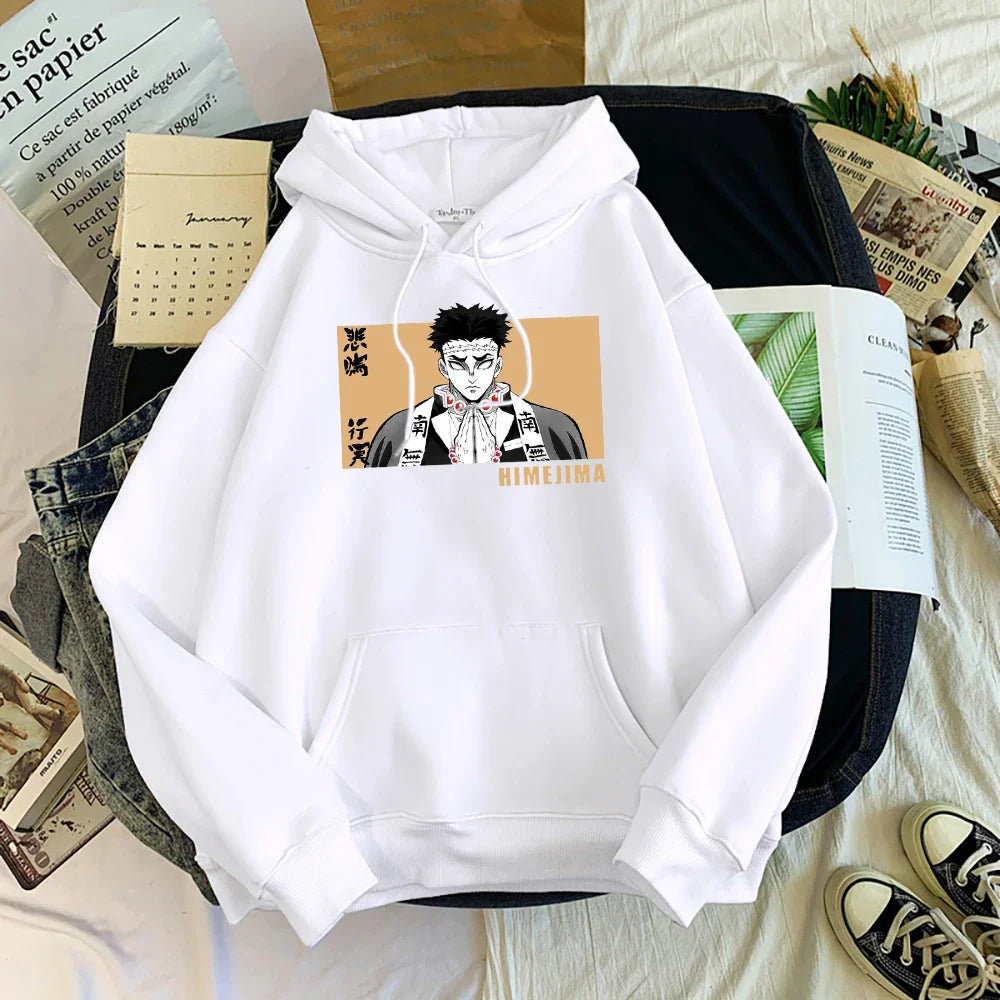 Demon Slayer Gyomei Himejima Oversized Hoodie | Warm Anime Fleece