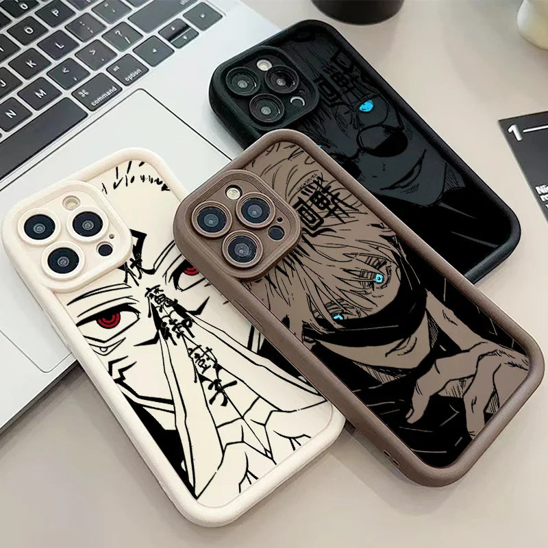 Jujutsu Kaisen Cool Soft Eye Ladder iPhone Case | Anime