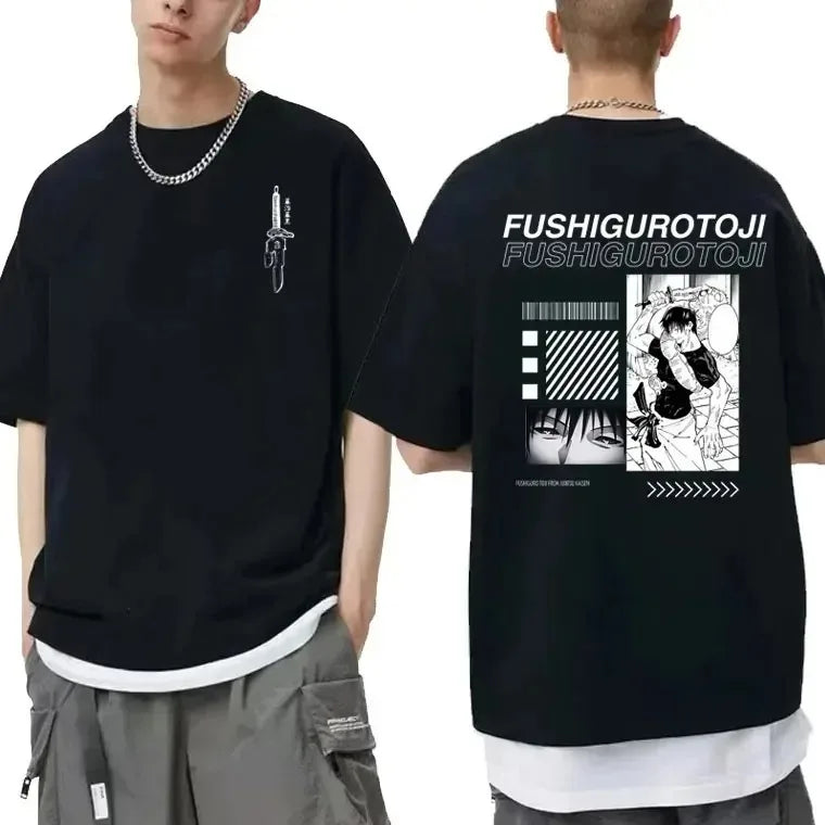 Jujutsu Kaisen Toji Graphic T-Shirt | Oversized Cotton Anime Tee