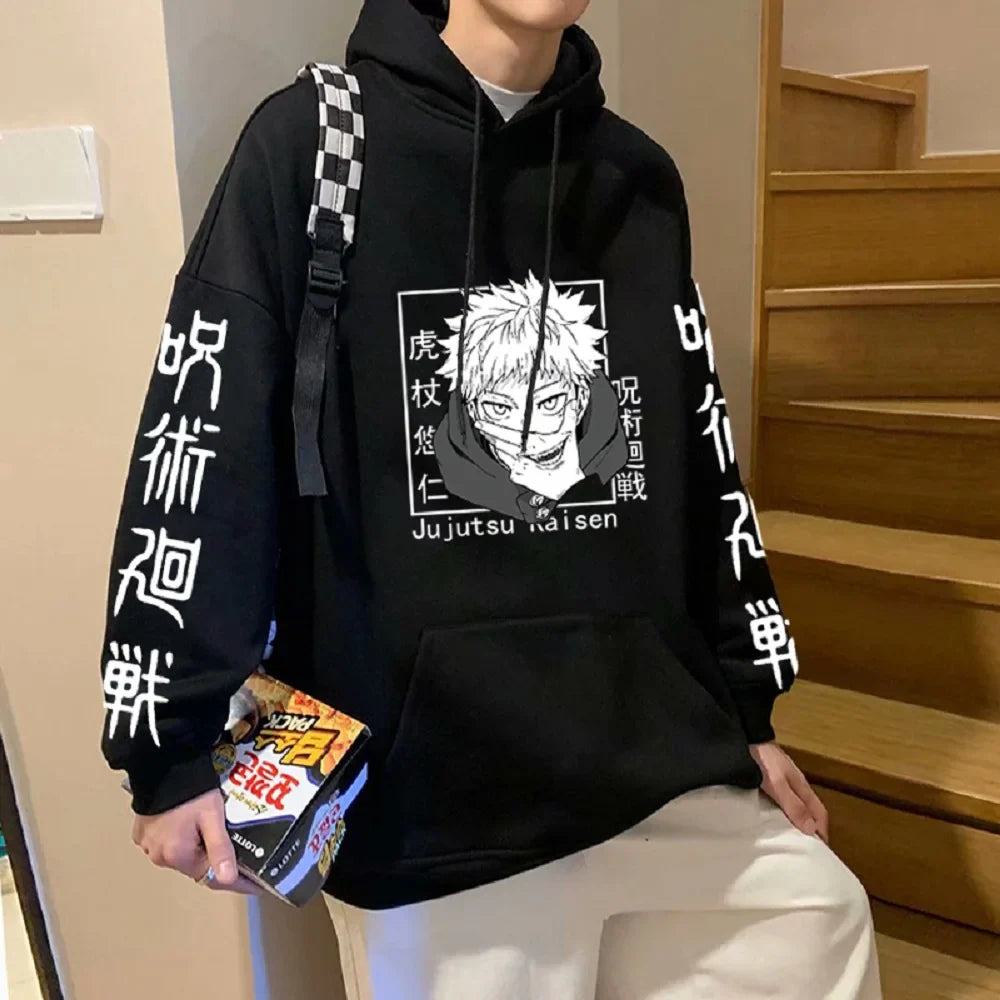 Jujutsu Kaisen Gojo Hoodie | Harajuku Anime Streetwear