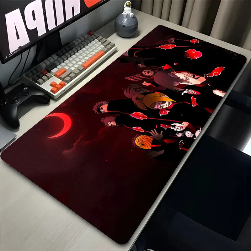 Naruto Akatsuki XXL Mouse Pad | Red Cloud Gaming Desk Mat