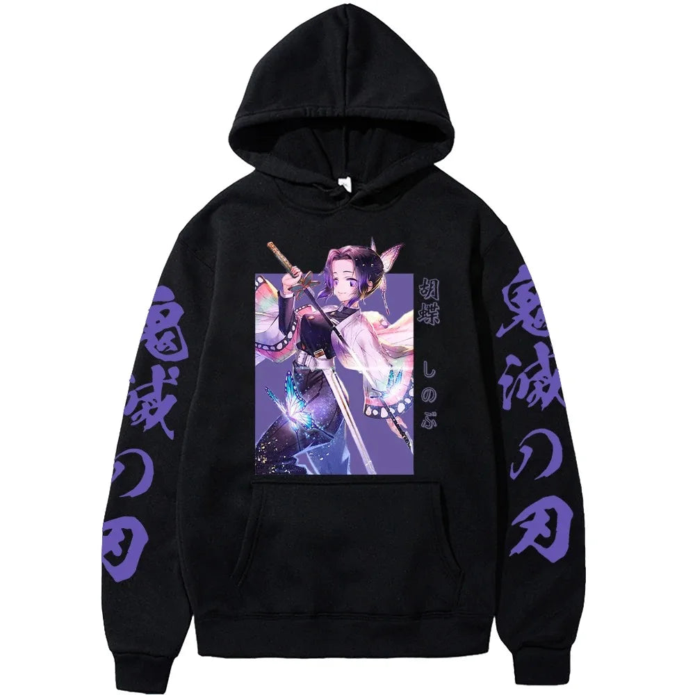 Demon Slayer Inosuke Oversized Streetwear Hoodie | Anime