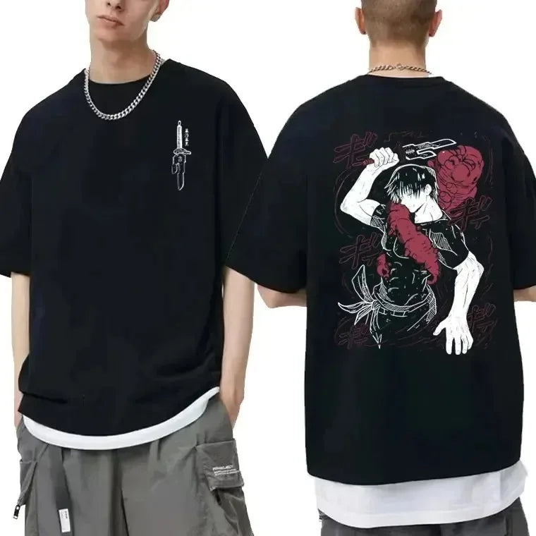 Jujutsu Kaisen Toji Graphic T-Shirt | Oversized Cotton Anime Tee
