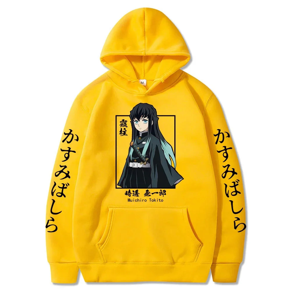 Demon Slayer Muichiro Tokito Women's Hoodie | Plus Size Harajuku