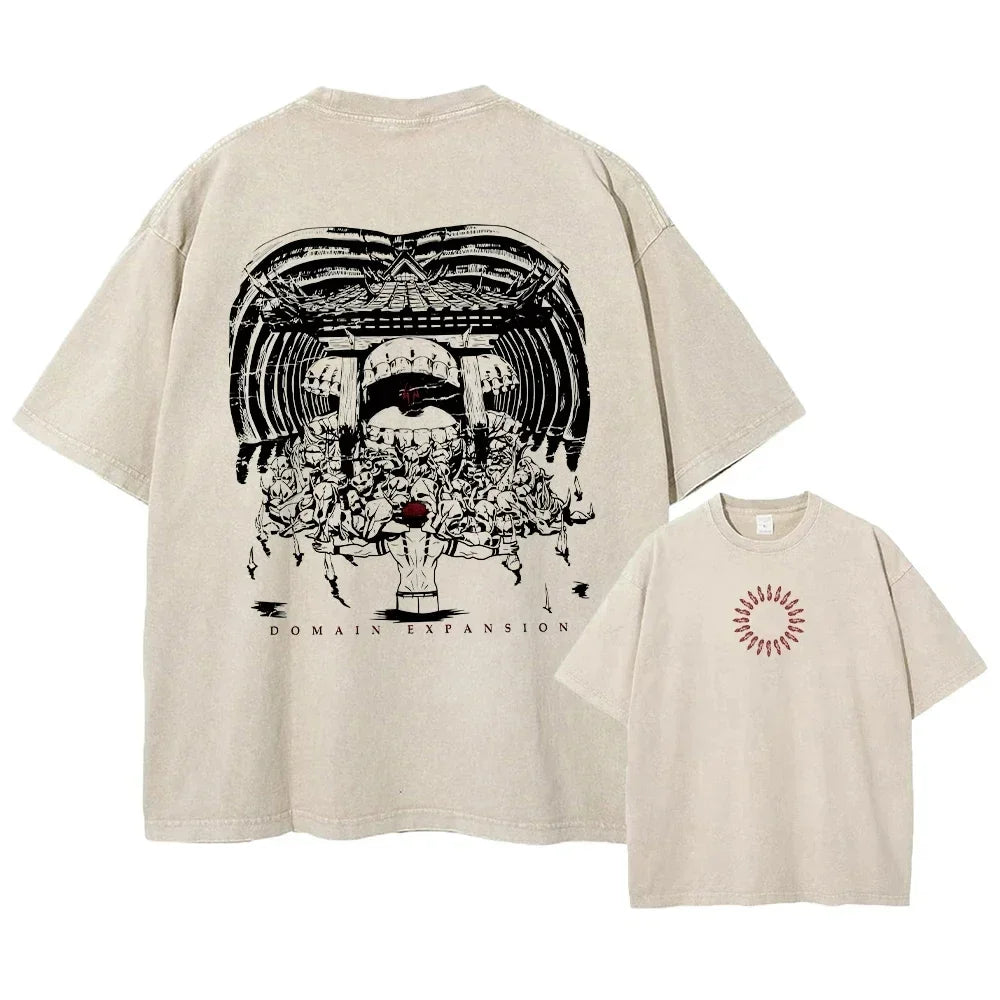 Jujutsu Kaisen Harajuku T-Shirt | Hip Hop Loose Cotton Tee