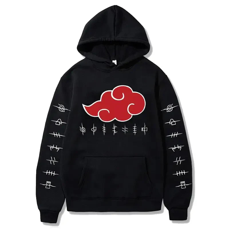 Naruto Akatsuki Cloud Hoodie | Unisex Streetwear Pullover