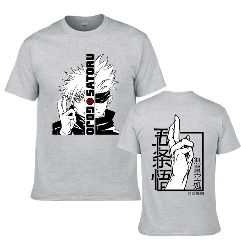 Jujutsu Kaisen Gojo Satoru Graphic T-Shirt | Casual Anime Tee