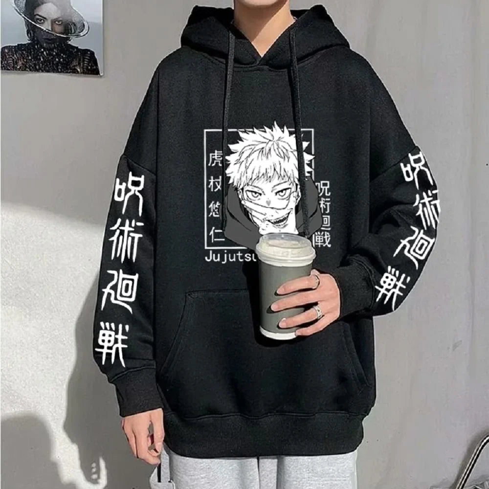 Jujutsu Kaisen Gojo Hoodie | Harajuku Anime Streetwear