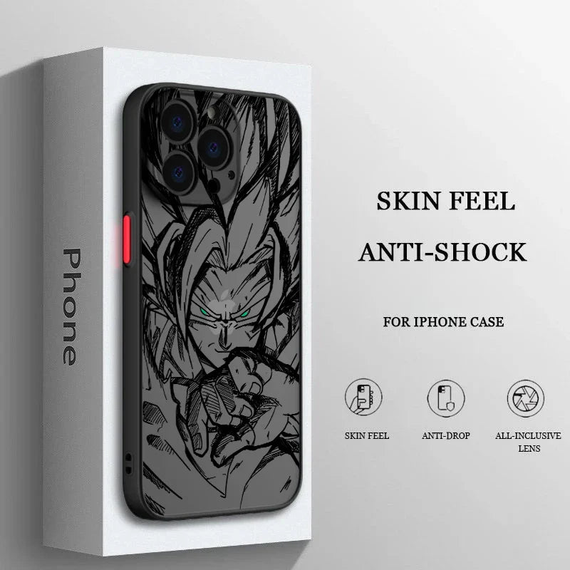 Dragon Ball Monkey King Frosted TPU iPhone Case | Anime Cover