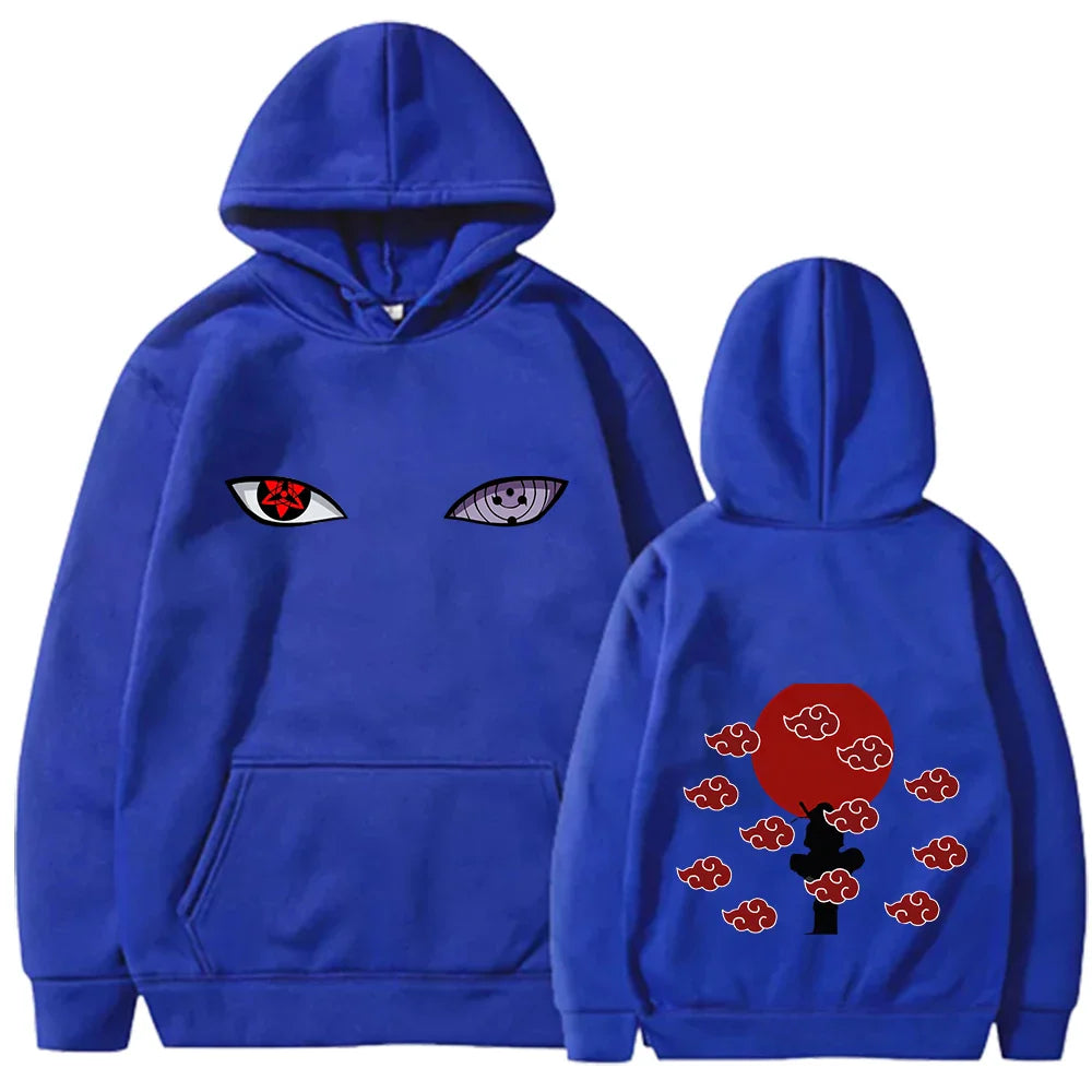 Demon Slayer Oversized Hoodie | Y2K Berserk Print Sweatshirt