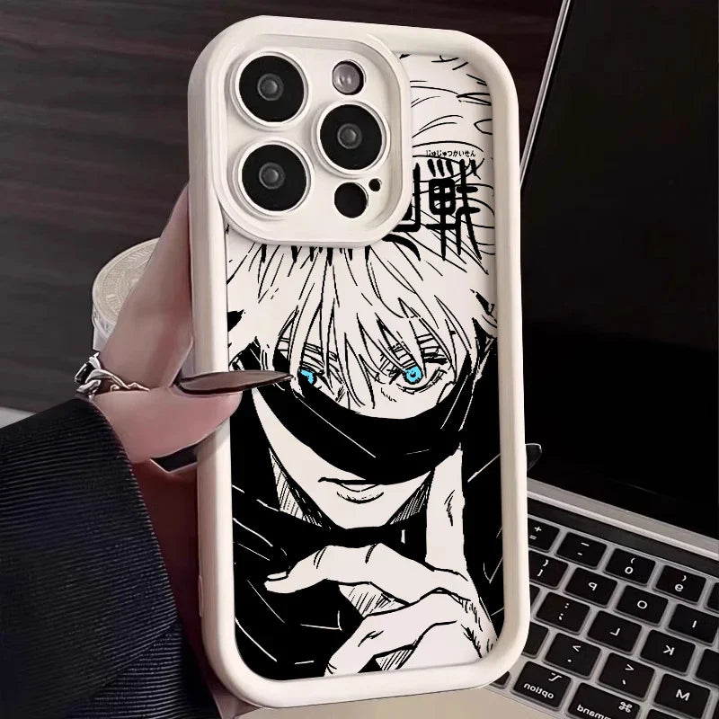 Jujutsu Kaisen Cool Soft Eye Ladder iPhone Case | Anime
