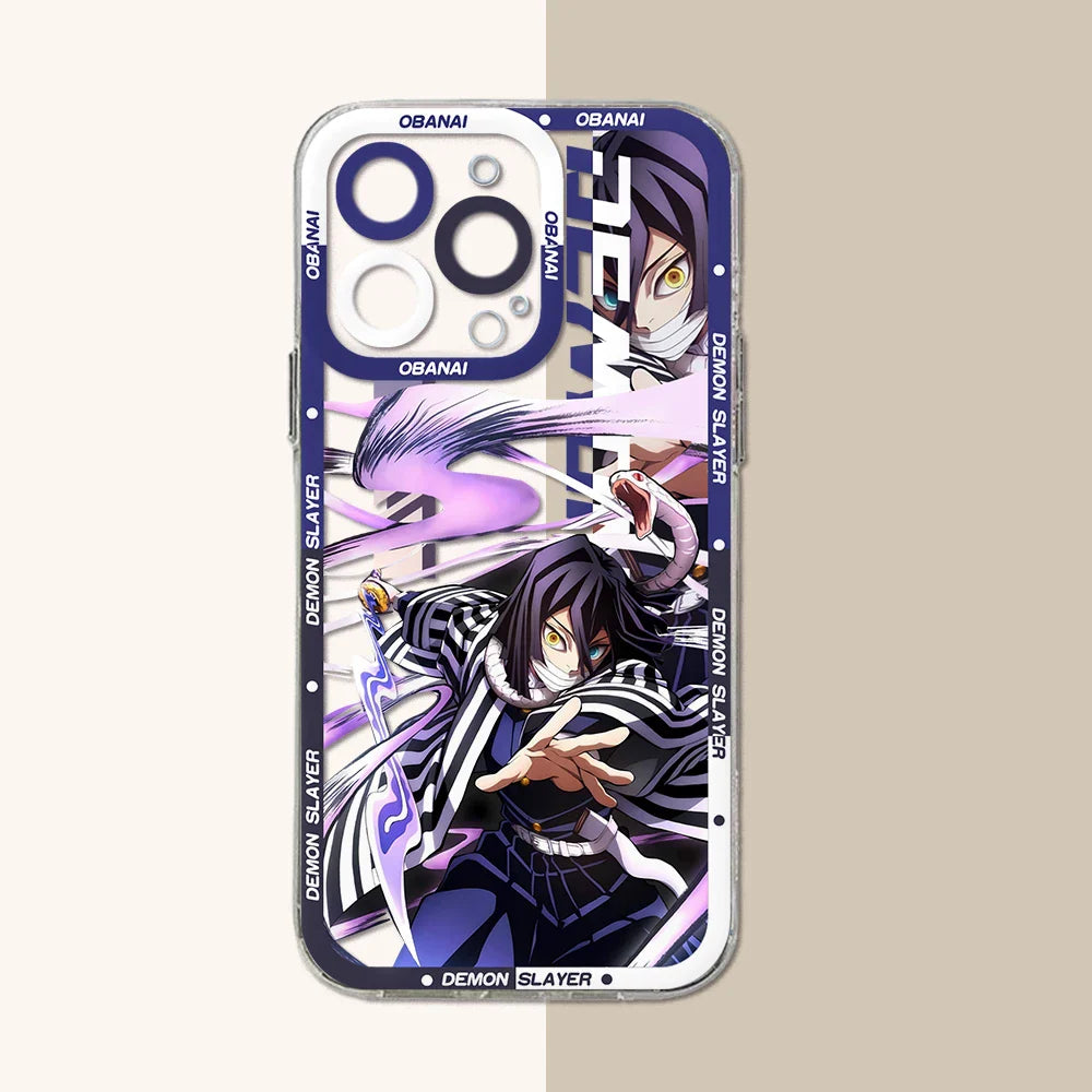 Demon Slayer Clear iPhone Case | Anime TPU Phone Cover