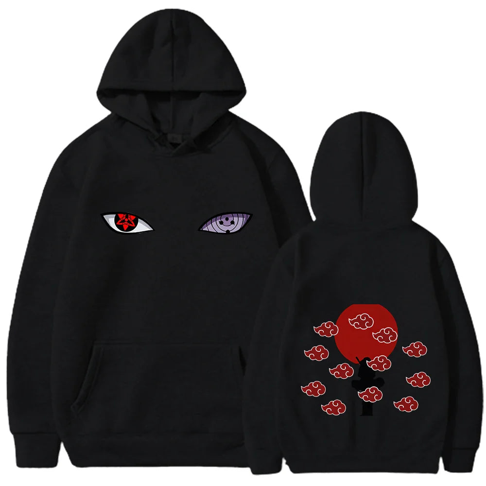 Demon Slayer Oversized Hoodie | Y2K Berserk Print Sweatshirt