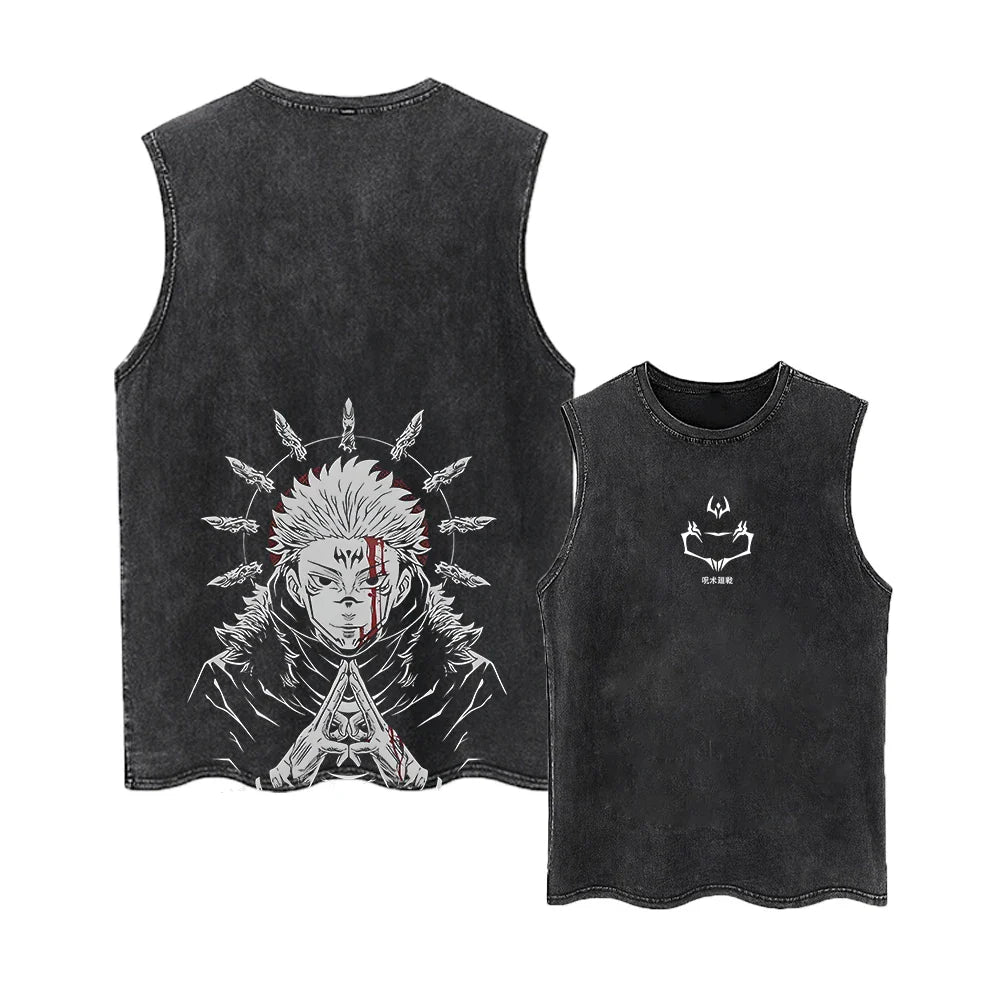 Japanese Anime Vintage Hip-Hop T-Shirt | Harajuku Streetwear