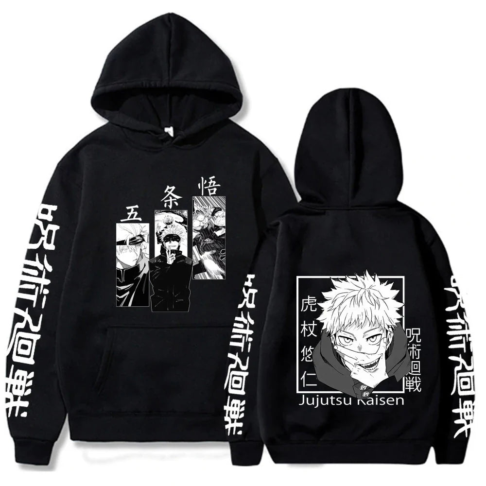 Jujutsu Kaisen Gojo Hoodie | Harajuku Anime Streetwear