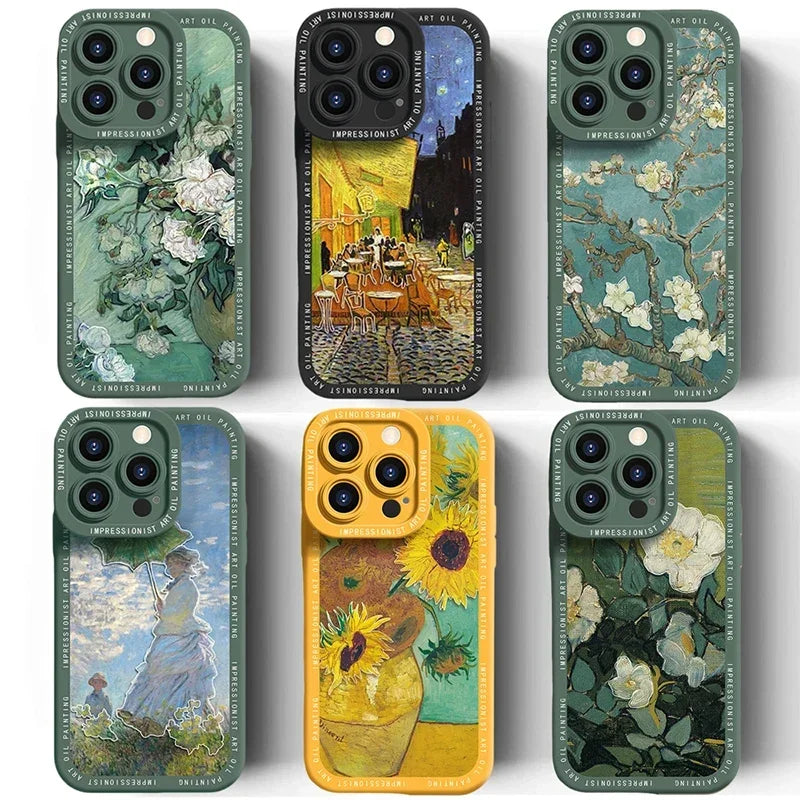 Luxury Art Anime iPhone Case | Coque Cover iPhone 11-15