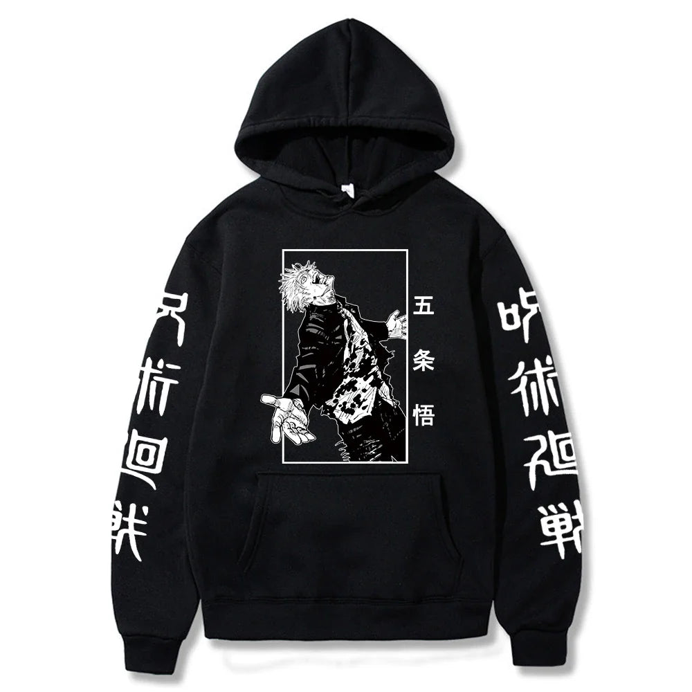 Jujutsu Kaisen Gojo Hoodie | Harajuku Anime Streetwear