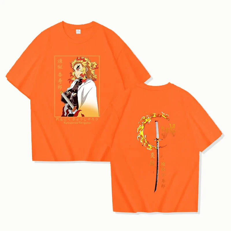 Demon Slayer Rengoku Kyoujurou T-Shirt | Unisex Summer Tee