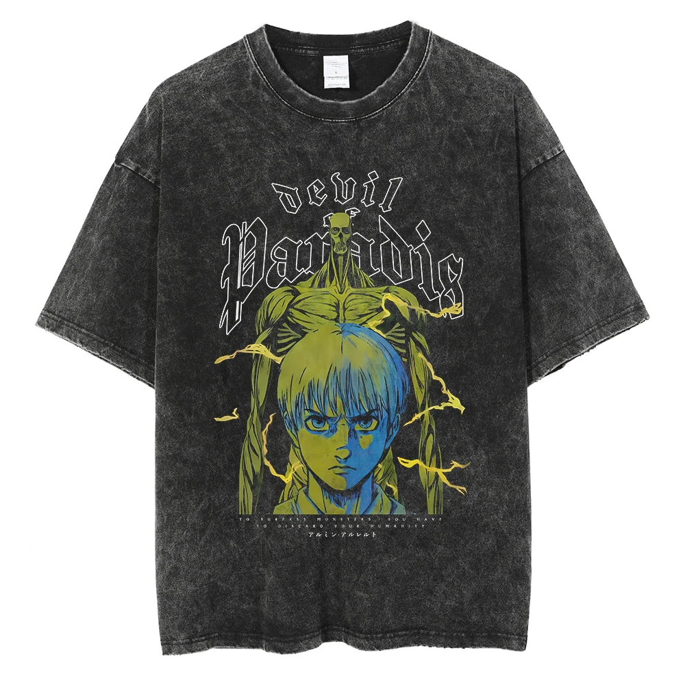 Attack on Titan Levi Ackerman Cotton T-Shirt | Harajuku Tee