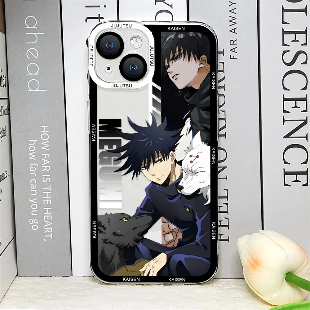 Jujutsu Kaisen Gojo Comics iPhone Case | Clear Bumper Cover