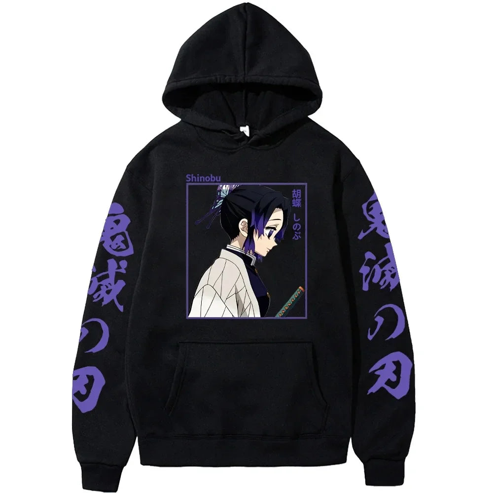 Demon Slayer Inosuke Oversized Streetwear Hoodie | Anime