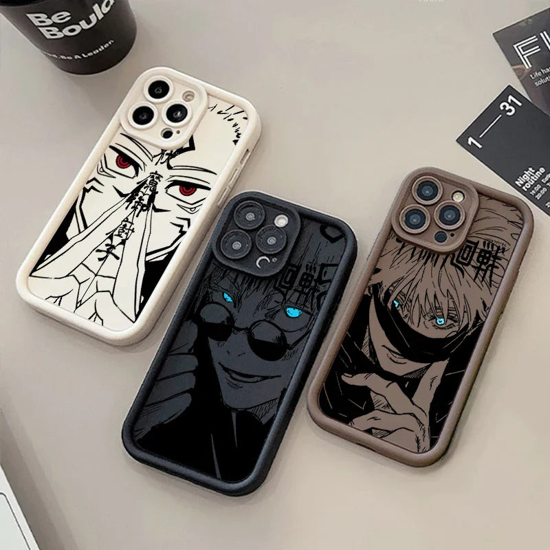 Jujutsu Kaisen Cool Soft Eye Ladder iPhone Case | Anime