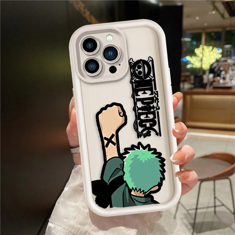 One Piece Art Soft Eye Ladder iPhone Case | Anime Cover