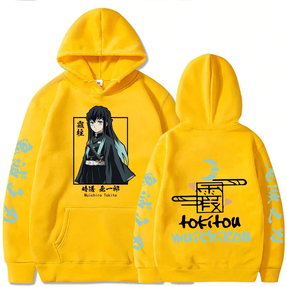 Demon Slayer Muichiro Tokito Women's Hoodie | Plus Size Harajuku