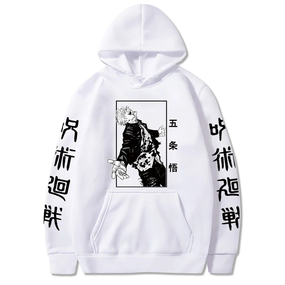 Jujutsu Kaisen Gojo Streetwear Hoodie | Harajuku Anime