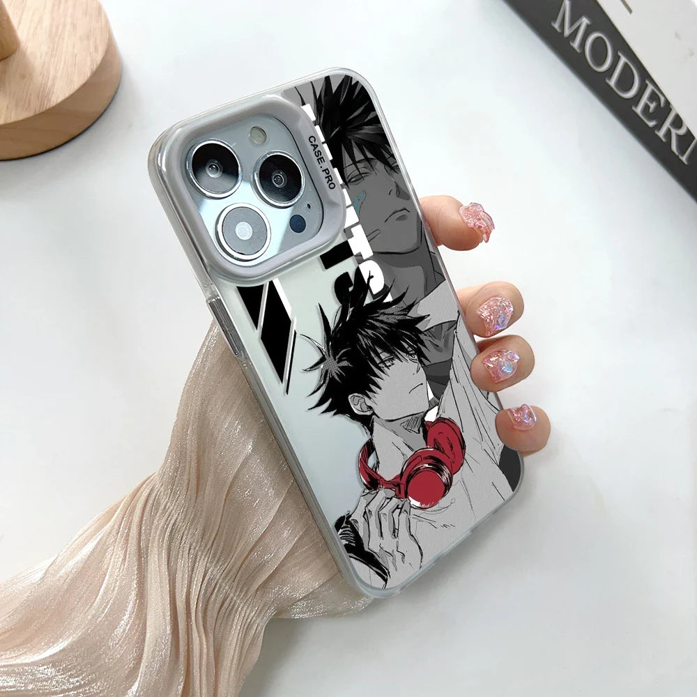 Jujutsu Kaisen Gojo Yuji iPhone Case | Dual Layer Silver Plated