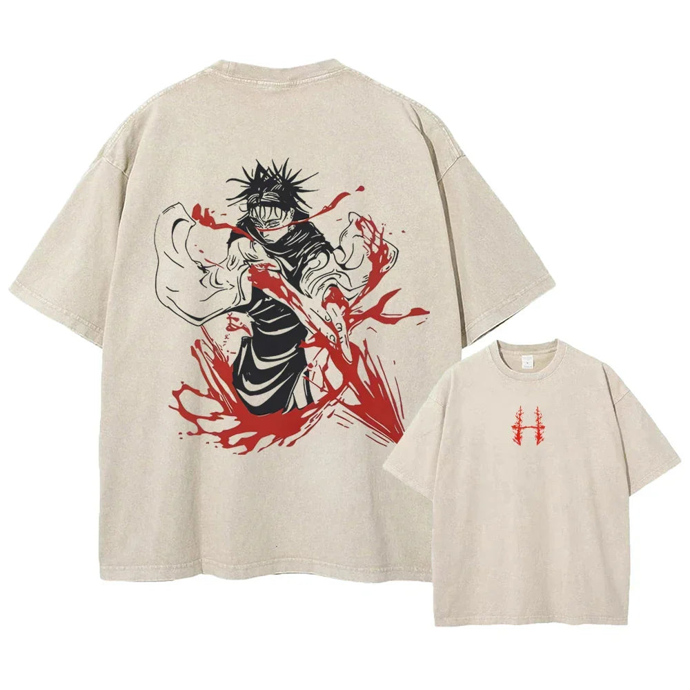 Jujutsu Kaisen Harajuku T-Shirt | Hip Hop Loose Cotton Tee