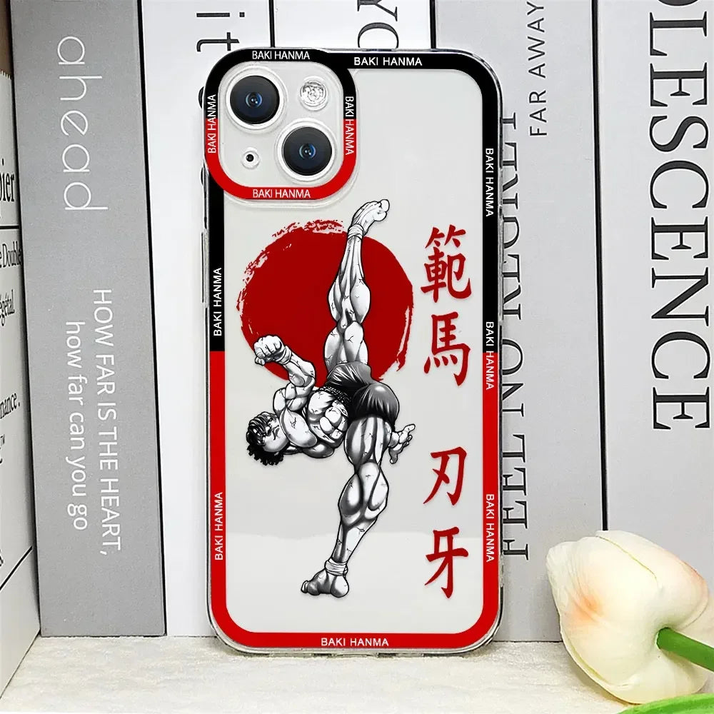 Baki Hanma Clear Soft iPhone Case | Anime Manga Cover