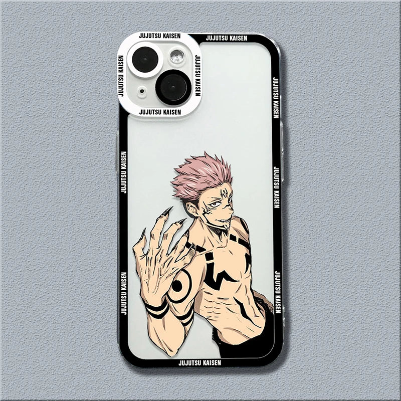 Jujutsu Kaisen Shockproof Transparent iPhone Case | Anime