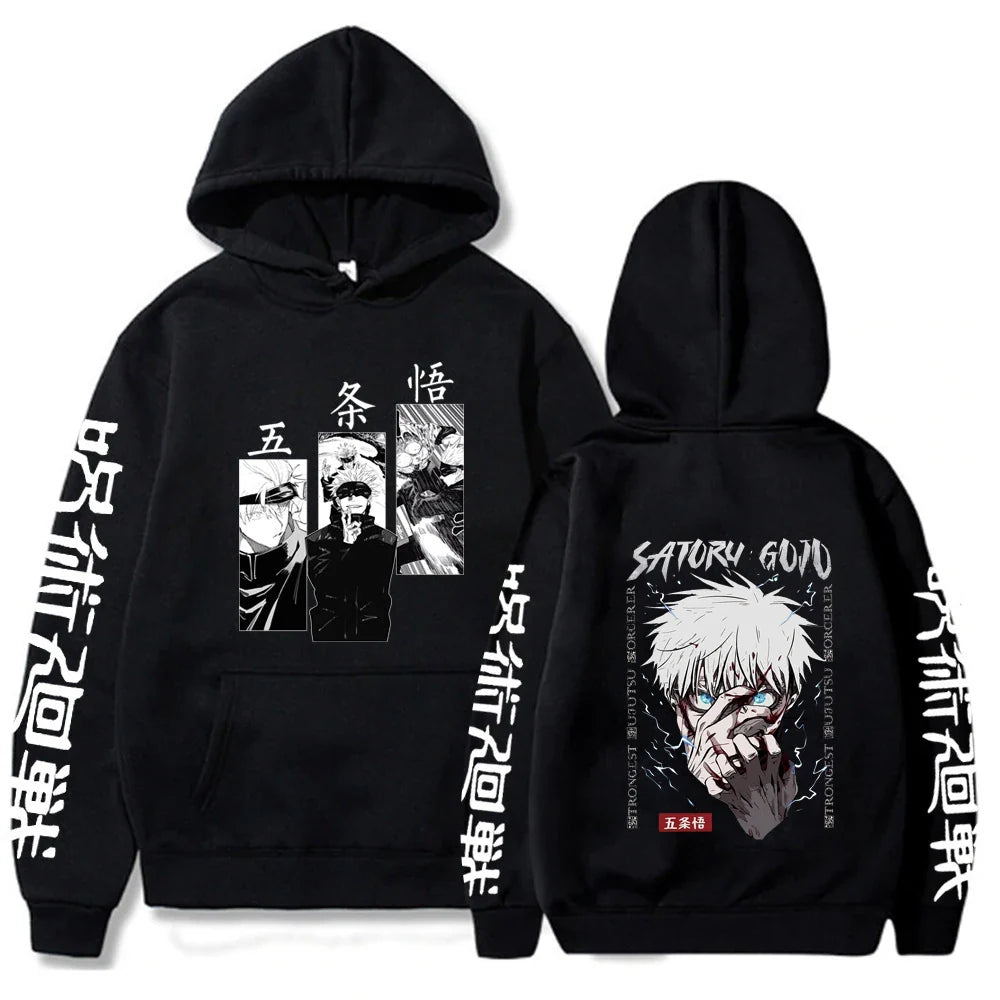 Jujutsu Kaisen Gojo Hoodie | Harajuku Anime Streetwear