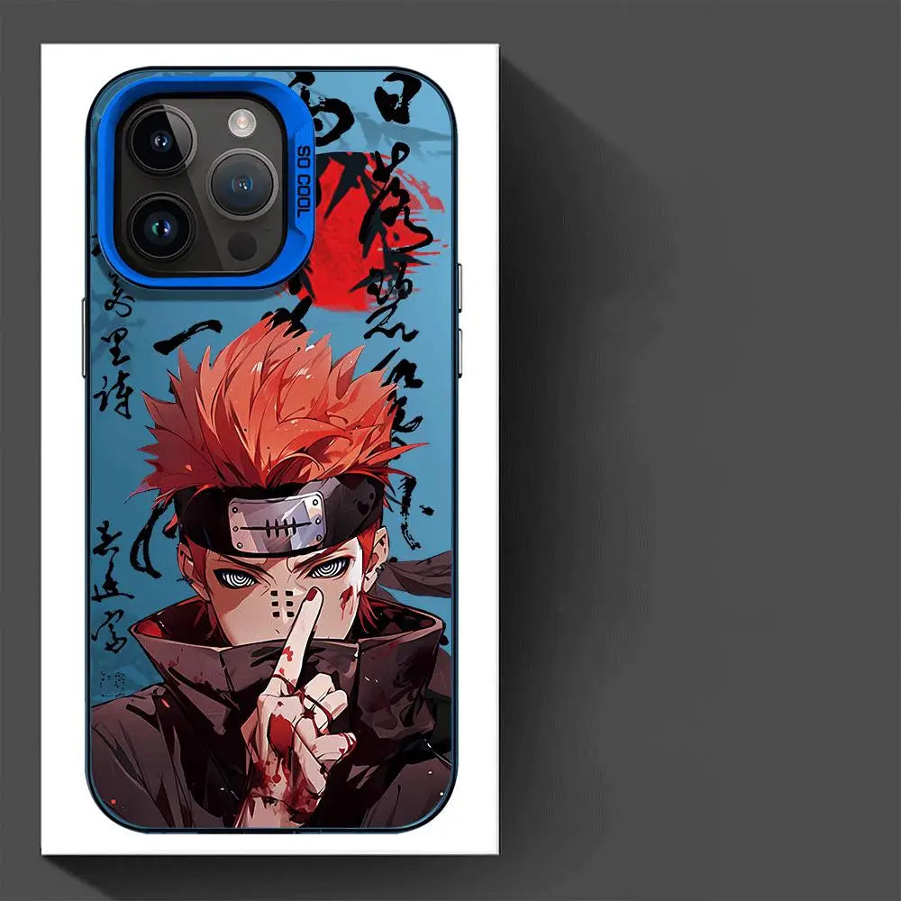 Naruto Akatsuki Silicone iPhone Case | Anime Shockproof Cover