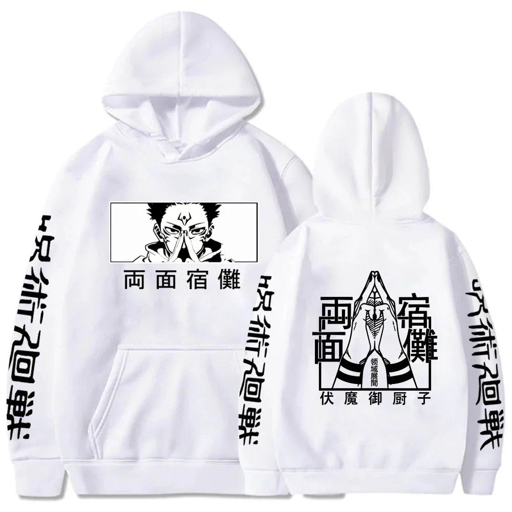 Jujutsu Kaisen Gojo Streetwear Hoodie | Harajuku Anime