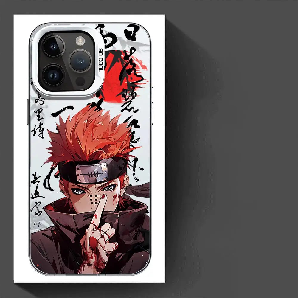 Naruto Akatsuki Silicone iPhone Case | Anime Shockproof Cover