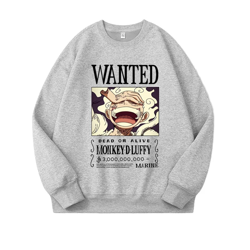 One Piece Nika Luffy Sweatshirt | Unisex Crew Neck Pullover