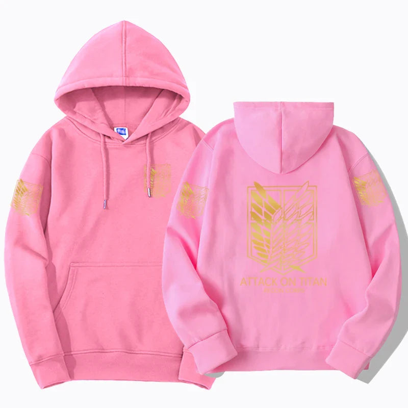 Attack on Titan Crewneck Hoodie | Harajuku Anime Pullover