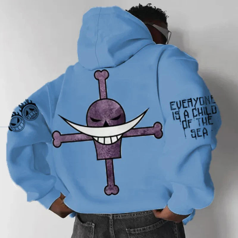 Men's 3D Anime Hoodie | Y2K Retro Streetwear Pullover