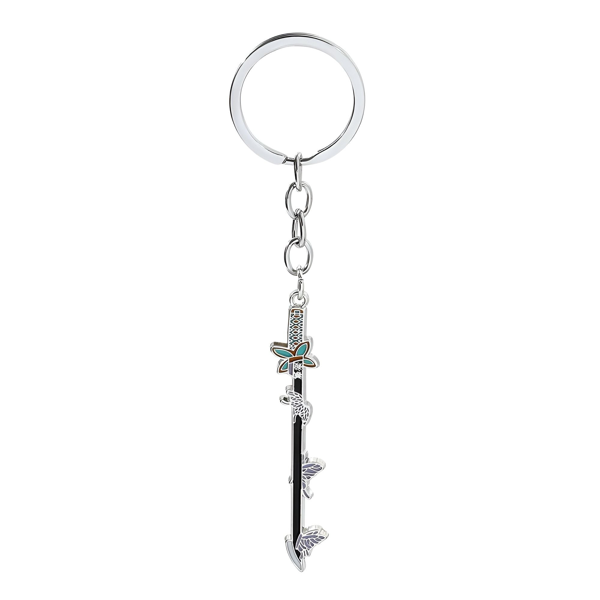 Demon Slayer Katana Keychain | Tanjiro Zenitsu Sword Key Ring